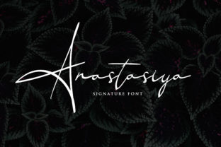 Anastasiya: A Script Font for Modern Editorial Design