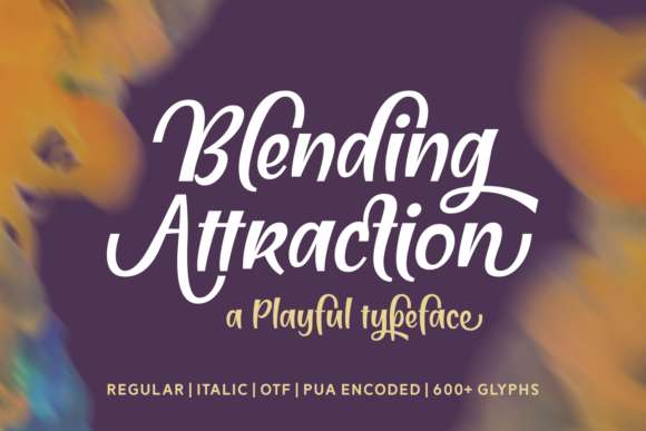 Blending Attraction: A Script Font for Dynamic Campaigns