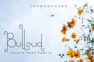 Bulleud: A Luxury Script Font for Creative Crafters and Designers