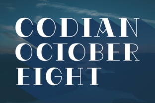 Codian October Eight: A Serif Font with Elegance and Versatility