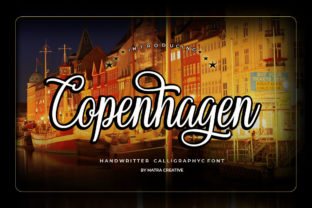 Copenhagen: A Handwritten Brush Font for Creative Crafters
