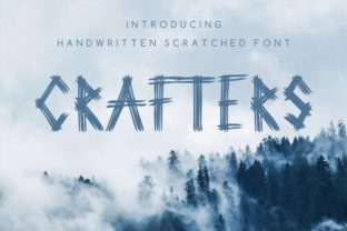 Crafters: A Handwritten Scratched Font for Bold Branding