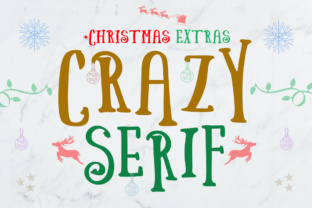 Crazy Serif: A Script Handwritten Font for Creative Crafters