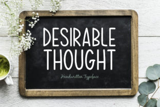 Desirable Thought: A Script Font That Breathes Life Into Your Designs