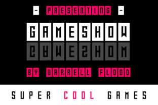 Gameshow: A Bold Typeface for Futuristic Branding