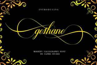 Geshane: A Script Font for Elegant Branding and Web Design