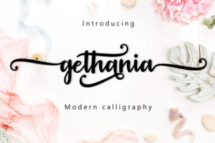 Gethania Script: A Font That Elevates Your Brand with Elegance and Personality