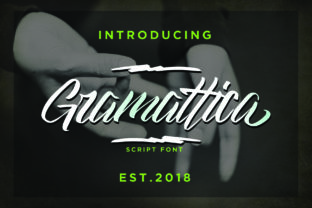Gramattica: A Script Font for Editorial Design and Branding