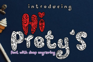 Hi Prety s: A Decorative Font for Editorial Design and Creative Branding