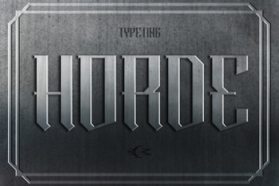 Horde: A Font That Elevates Your Handmade Creations