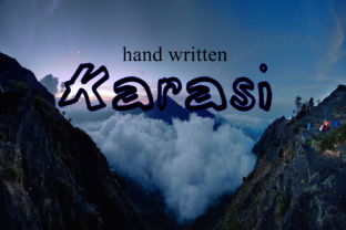 Karasi: A Bold Script Font for Modern Branding