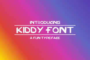 Kiddy: A Playful Sans Serif Font for Kids-Focused Campaigns