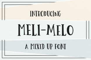 Meli Melo: A Script Handwritten Font for Editorial Design and Branding