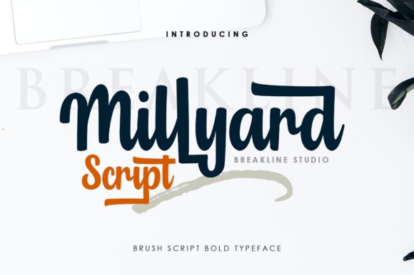Millyard Script for Creative Branding and Design Projects
