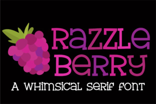 Razzle Berry: A Serif Font for Creative Web Design and Brand Identity