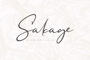 Sakage: A Versatile Script Font for Creative Designers