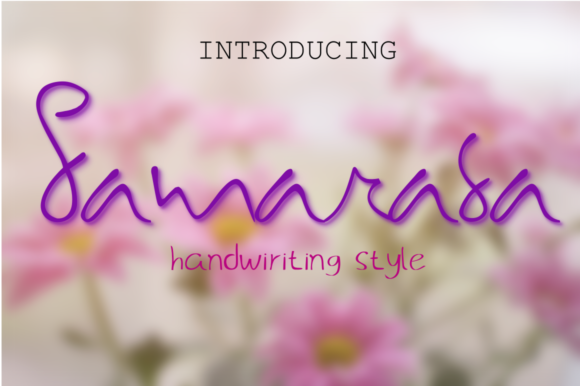 Samarasa: A Script Handwritten Font for Creative Campaigns