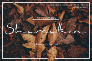 Shamallien: A Script Font for Creative Campaigns