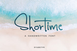 Shortime: A Script Handwritten Font for Digital Branding and Web Design