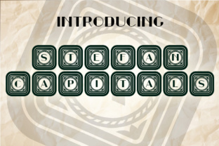 Stefan Capitals: A Decorative Font for Creative Crafters and Product Makers