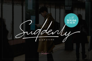 Suddenly Family: A Versatile Script Font for Creative Projects