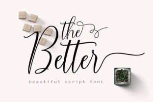 The Better: A Script Handwritten Font for Powerful Branding and Digital Design