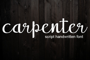 The Carpenter Font: A Script Handwritten Typographic Gem for Creative Makers