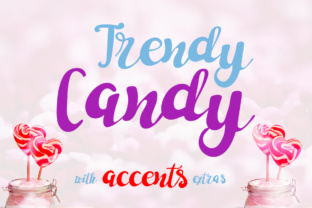 Trendy Candy: A Script Handwritten Font for Creative Crafters