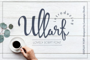 Ullarf: A Script Font for Creative Crafters and Designers