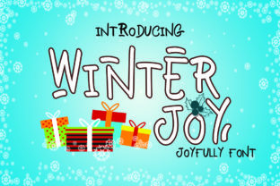 Winter Joy: A Handwritten Holiday Font for Creative Makers
