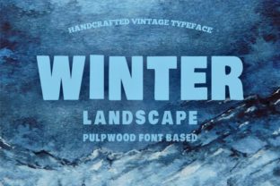 Winter Landscape: A Serif Font That Elevates Your Brand’s Visual Identity