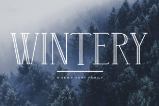 Wintery Family: The Serif Font That Elevates Your Brand’s Holiday Appeal